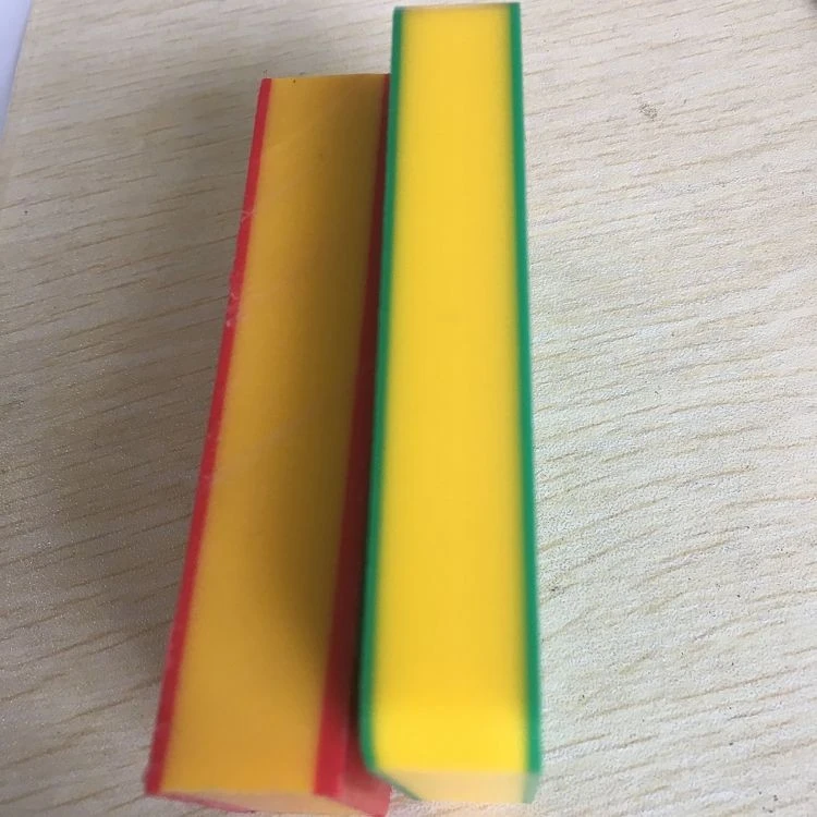 Tricolor Sheet Sandwich 3 Layer HDPE Double Color Plastic Sheet factory